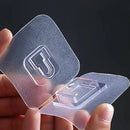 15 Pares de Ganchos adesivos  Dupla Face Super Forte Até 8kg Sem Furos Pregos Para Banheiro E Cozinha (Cópia)