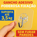 Kit 30 Ganchos Adesivos de Parede – Organização prática em qualquer ambiente!