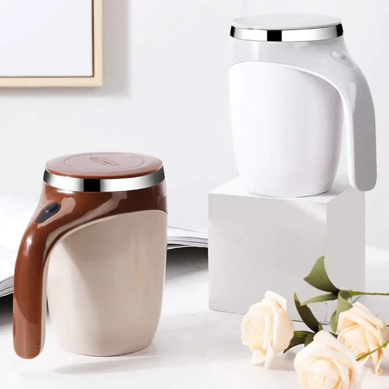 Copo Caneca Térmica Automática Misturadora de Café, Shake e Bebidas 380ml