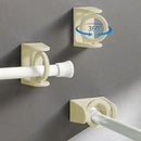 10 Peças de Suportes Giratórios 360° para Postes – Ganchos Retráteis Adesivos Sem Furos