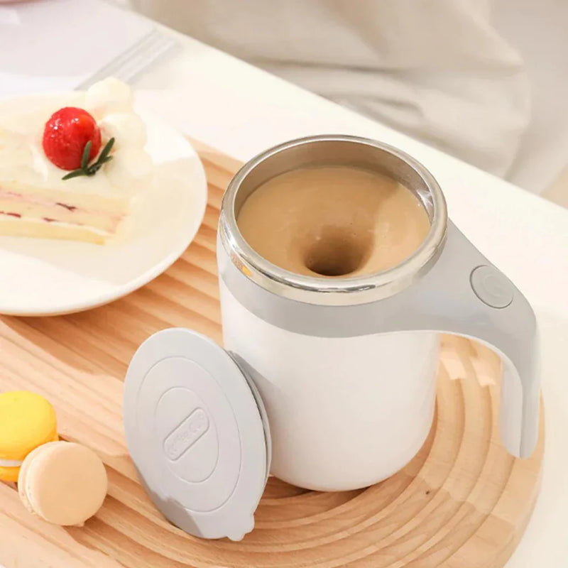 Copo Caneca Térmica Automática Misturadora de Café, Shake e Bebidas 380ml