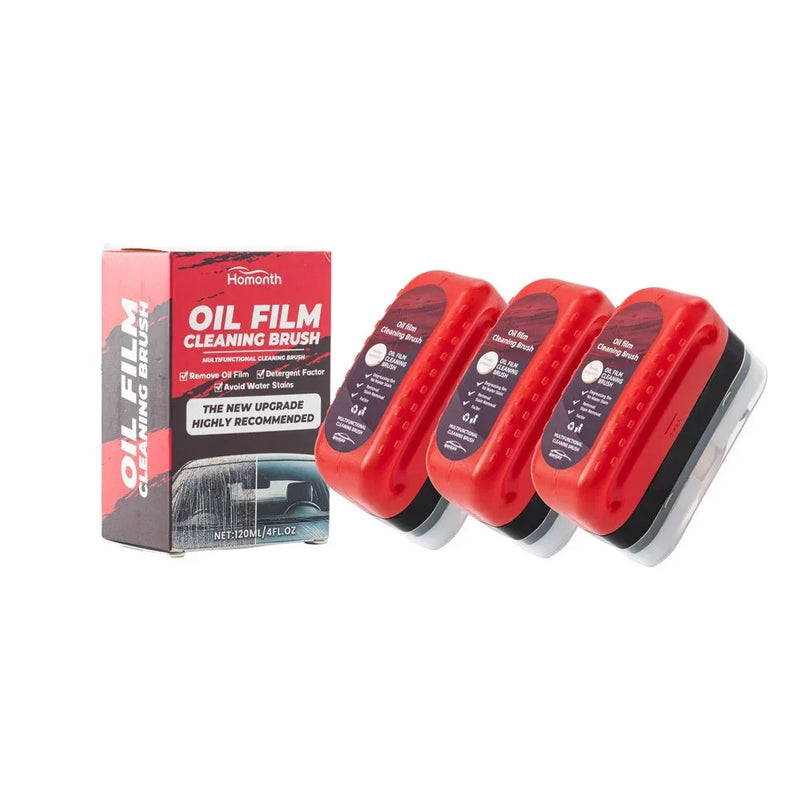 Escova Removedora de Filme Oleoso para Vidros Automotivos 120ml com Estojo Prático