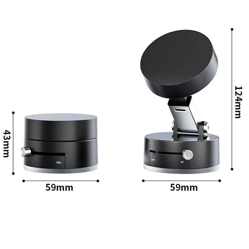 ZERO QUEDAS: Suporte Magnético 360° com Dupla Fixação
