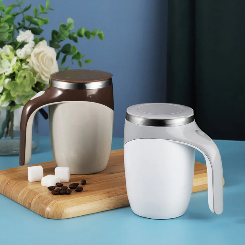 Copo Caneca Térmica Automática Misturadora de Café, Shake e Bebidas 380ml