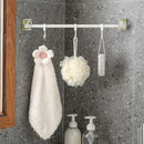 10 Peças de Suportes Giratórios 360° para Postes – Ganchos Retráteis Adesivos Sem Furos