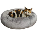 Cama para Gato Redonda Confortável - Cama Pet Fofa com fundo Impermeável