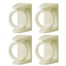 10 Peças de Suportes Giratórios 360° para Postes – Ganchos Retráteis Adesivos Sem Furos