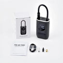 Bomba De Ar Elétrica Mini Portátil Sem Fio Compressor Para Motocicleta Bicicleta